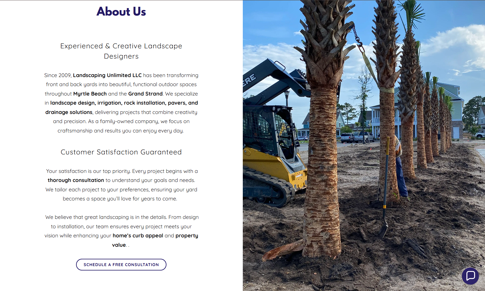 About Section Layout