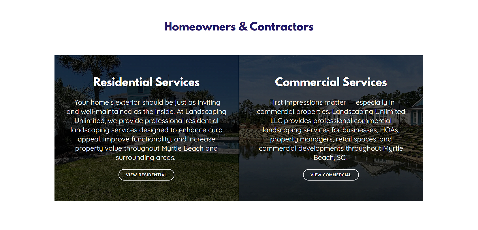 Homeowners & Contractors