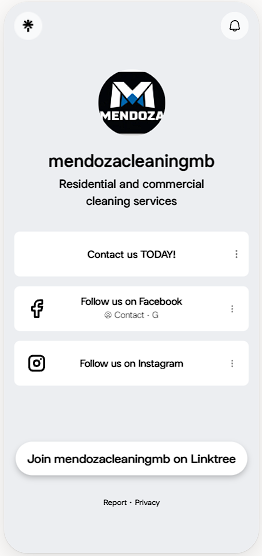 Mendoza Linktree Setup